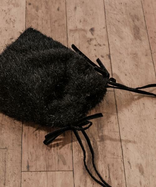 SMELLY / スメリー ショルダーバッグ | フリンジリボンキンチャクバッグ | 詳細11