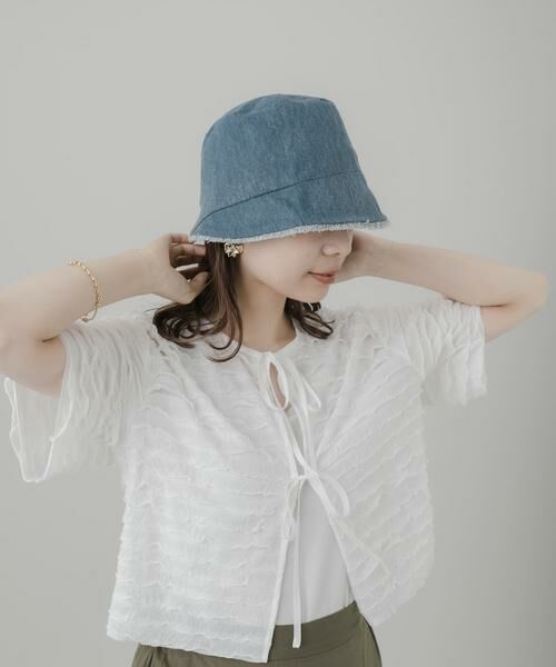 SMELLY / スメリー ハット | デニムフリンジハット | 詳細4