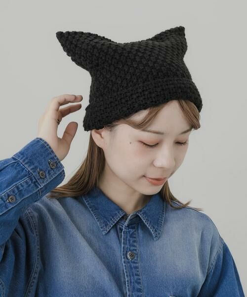 SMELLY / スメリー ニットキャップ | ネコミミワッチキャップ | 詳細7