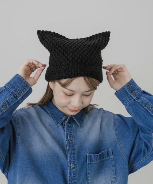 SMELLY / スメリー ニットキャップ | ネコミミワッチキャップ | 詳細8