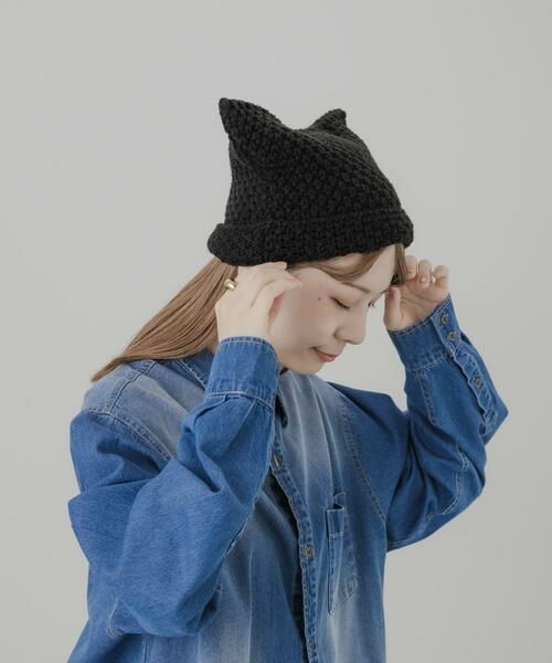 SMELLY / スメリー ニットキャップ | ネコミミワッチキャップ | 詳細9