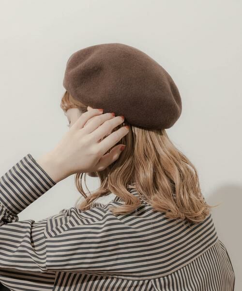 SMELLY / スメリー ハンチング・キャスケット・ベレー帽 | シンプルバスクベレー | 詳細1