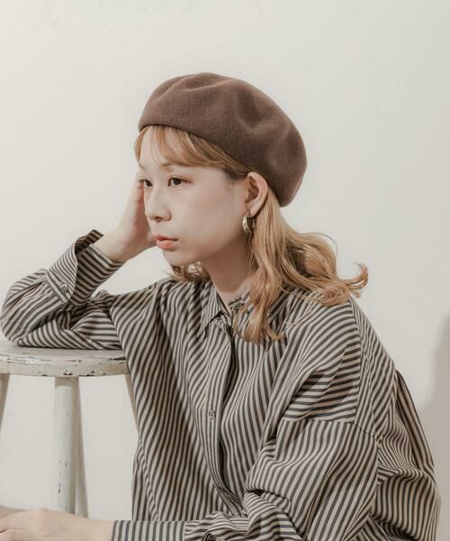 SMELLY / スメリー ハンチング・キャスケット・ベレー帽 | シンプルバスクベレー | 詳細2