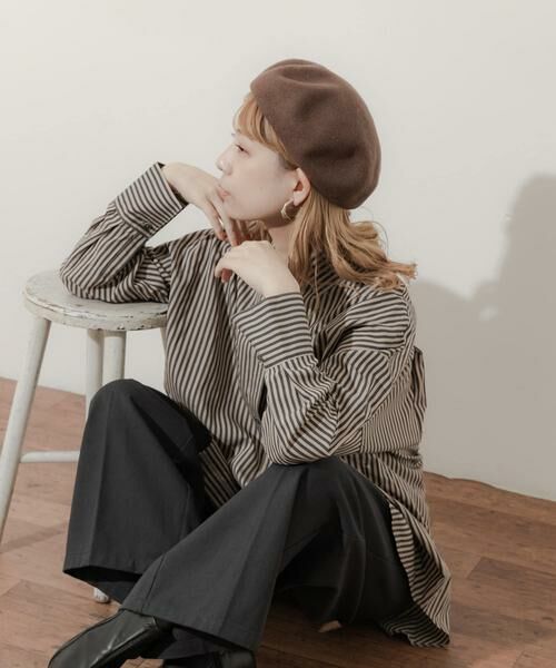 SMELLY / スメリー ハンチング・キャスケット・ベレー帽 | シンプルバスクベレー | 詳細3