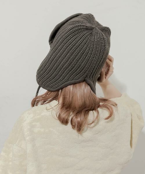 SMELLY / スメリー ニットキャップ | リブニットフライトキャップ | 詳細1