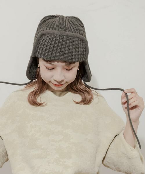 SMELLY / スメリー ニットキャップ | リブニットフライトキャップ | 詳細3