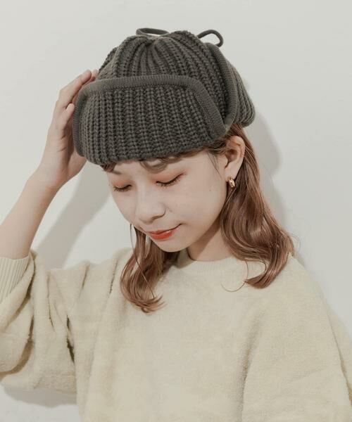 SMELLY / スメリー ニットキャップ | リブニットフライトキャップ | 詳細5