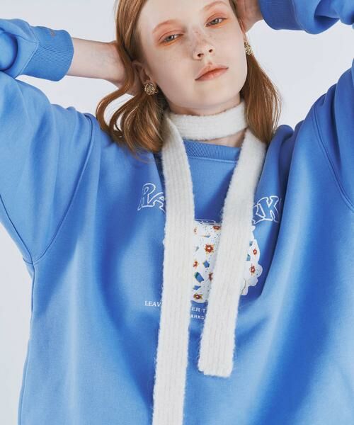 SMELLY / スメリー マフラー・ショール・スヌード・ストール | スリムニットマフラー | 詳細1