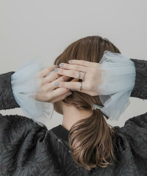 SMELLY / スメリー ヘアゴム・シュシュ | チュールシュシュカフスセット | 詳細4