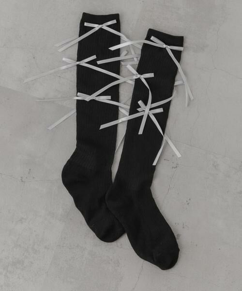 SMELLY / スメリー ソックス | リボンハイソックス | 詳細12
