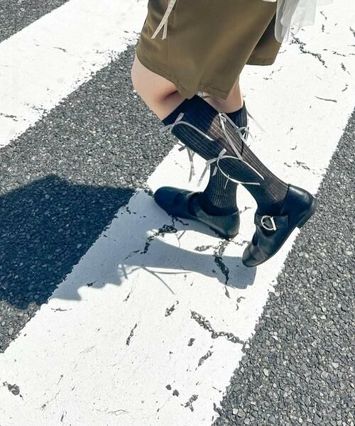 SMELLY / スメリー ソックス | リボンハイソックス | 詳細15