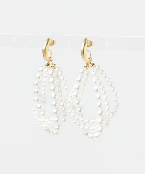 SMELLY / スメリー ピアス・イヤリング | ツブツブパールフープピアス | 詳細6