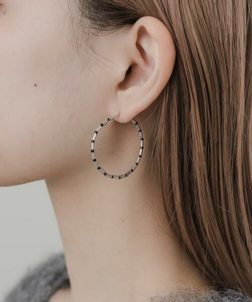 SMELLY / スメリー ピアス・イヤリング | ビーズフープピアス | 詳細3