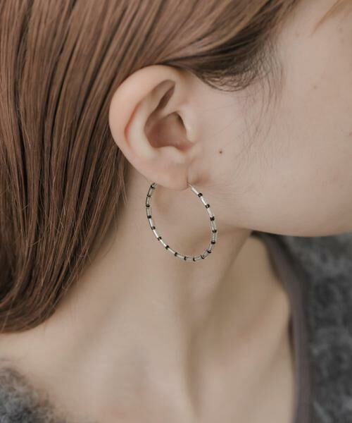 SMELLY / スメリー ピアス・イヤリング | ビーズフープピアス | 詳細5