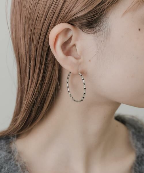 SMELLY / スメリー ピアス・イヤリング | ビーズフープピアス | 詳細6