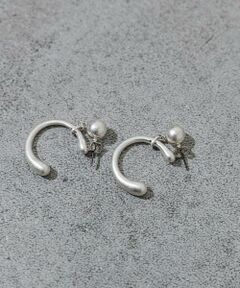 SMELLY / スメリー ピアス・イヤリング | ボールニュアンスカーブピアス