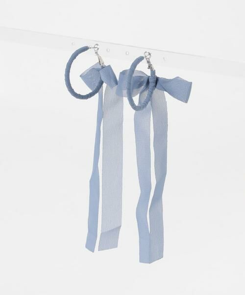 SMELLY / スメリー ピアス・イヤリング | シアーリボンフープピアス | 詳細4