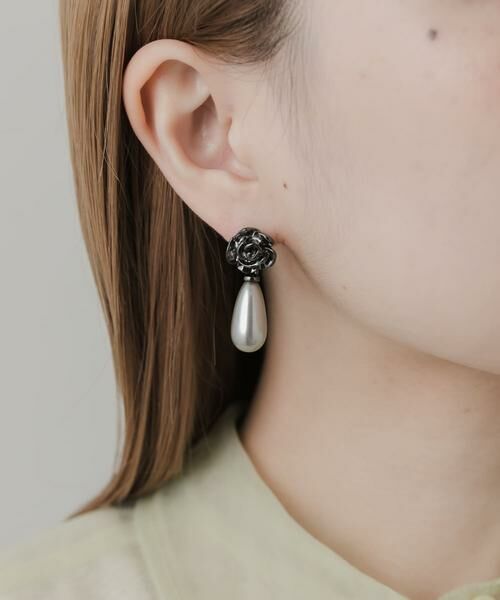 SMELLY / スメリー ピアス・イヤリング | フラワードロップパールピアス | 詳細2