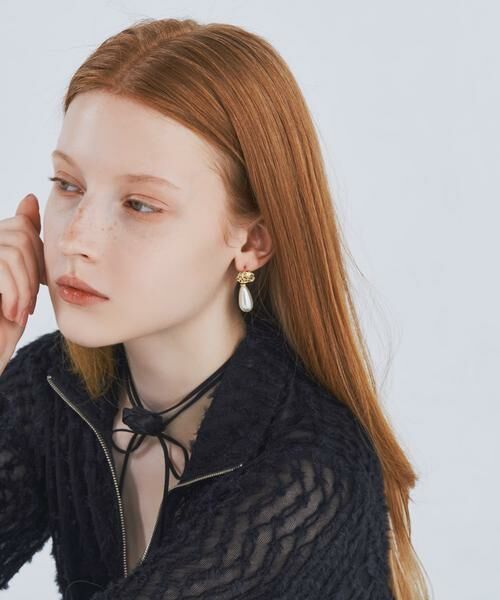 SMELLY / スメリー ピアス・イヤリング | フラワードロップパールピアス | 詳細8