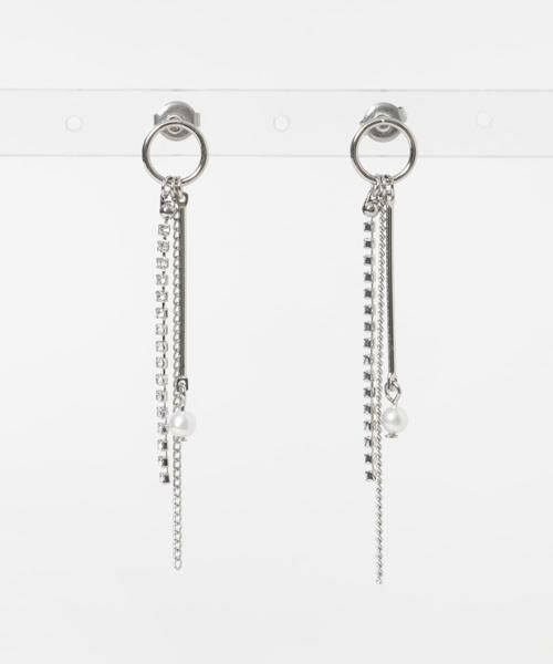 SMELLY / スメリー ピアス・イヤリング | パールラインストーンピアス | 詳細7