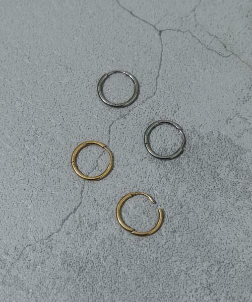 SMELLY / スメリー ピアス・イヤリング | ステンレスミニフープピアス | 詳細9
