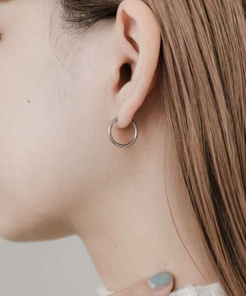 SMELLY / スメリー ピアス・イヤリング | ステンレスミニフープピアス | 詳細12