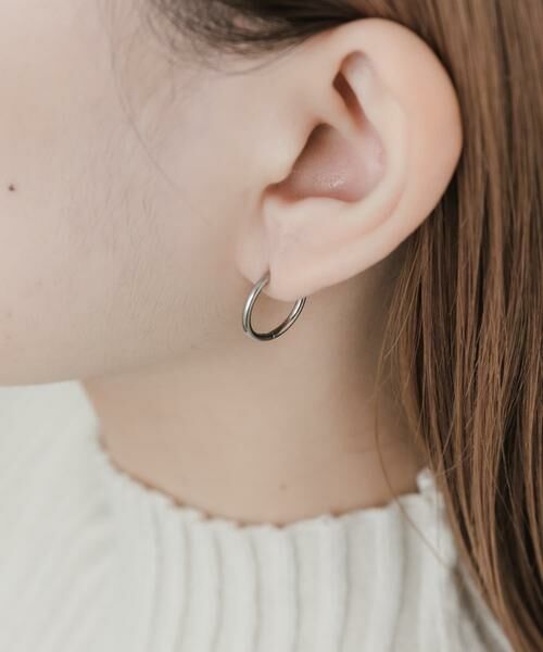 SMELLY / スメリー ピアス・イヤリング | ステンレスミニフープピアス | 詳細13