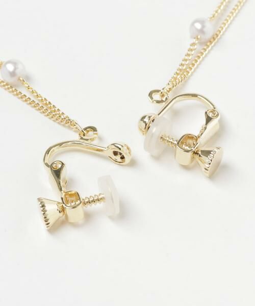 SMELLY / スメリー ピアス・イヤリング | ミニパールチェーンイヤリング | 詳細10