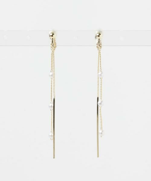 SMELLY / スメリー ピアス・イヤリング | ミニパールチェーンイヤリング | 詳細9