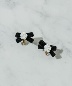 SMELLY / スメリー ピアス・イヤリング | ローズリボンイヤリング