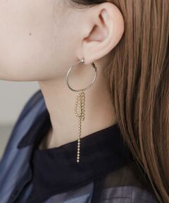 SMELLY / スメリー ピアス・イヤリング | ボールチェーンフープイヤリング