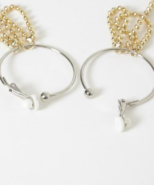 SMELLY / スメリー ピアス・イヤリング | ボールチェーンフープイヤリング | 詳細5