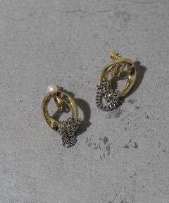 SMELLY / スメリー ピアス・イヤリング | オーバルロールチェーンイヤリング