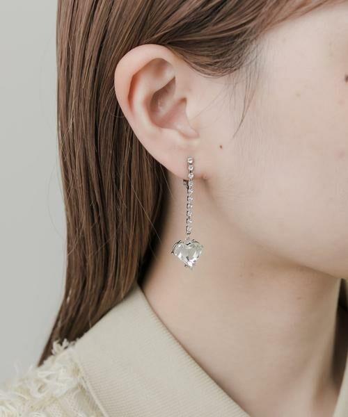 SMELLY / スメリー ピアス・イヤリング | ハートビジュードロップイヤリング | 詳細5