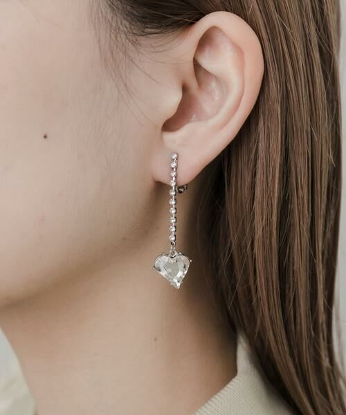 SMELLY / スメリー ピアス・イヤリング | ハートビジュードロップイヤリング | 詳細6