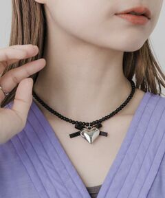 SMELLY / スメリー ネックレス・ペンダント・チョーカー | ハートリボンチョーカーネックレス