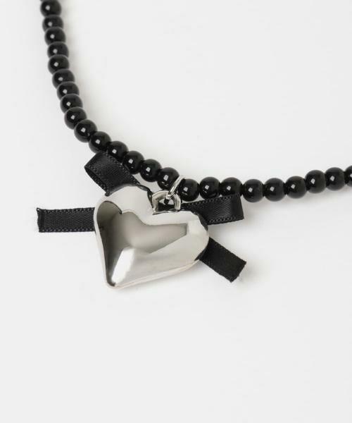 SMELLY / スメリー ネックレス・ペンダント・チョーカー | ハートリボンチョーカーネックレス | 詳細8