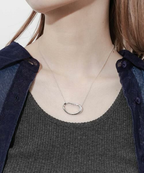 SMELLY / スメリー ネックレス・ペンダント・チョーカー | メタルニュアンスリングネックレス | 詳細1