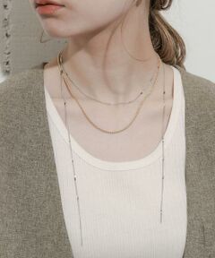 SMELLY / スメリー ネックレス・ペンダント・チョーカー | コンビメッキ2セットネックレス