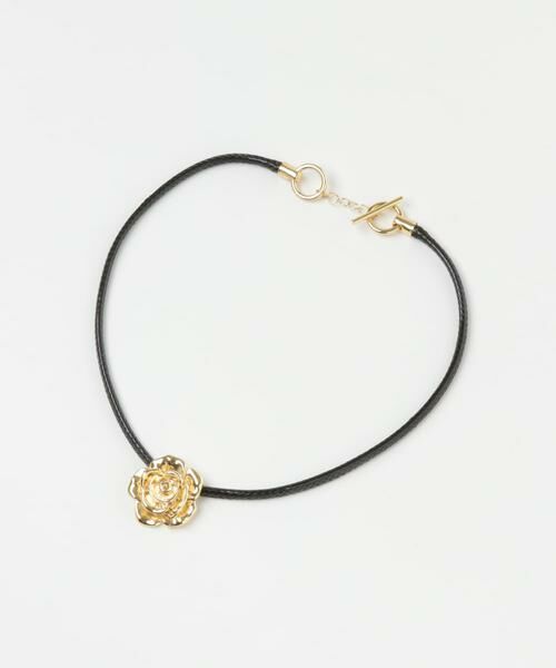 SMELLY / スメリー ネックレス・ペンダント・チョーカー | メタルローズチョーカーマンテルネックレス | 詳細4