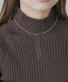 SMELLY / スメリー ネックレス・ペンダント・チョーカー | トップメタルボールリボンネックレス