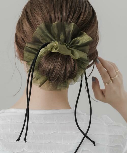 SMELLY / スメリー ヘアゴム・シュシュ | ドローコードシアーシュシュ | 詳細1