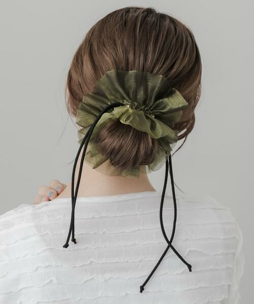 SMELLY / スメリー ヘアゴム・シュシュ | ドローコードシアーシュシュ | 詳細2