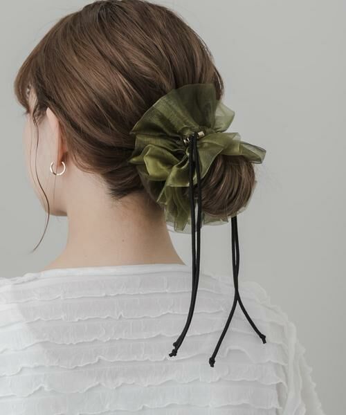 SMELLY / スメリー ヘアゴム・シュシュ | ドローコードシアーシュシュ | 詳細4