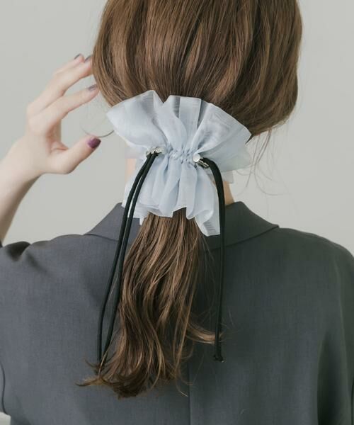 SMELLY / スメリー ヘアゴム・シュシュ | ドローコードシアーシュシュ | 詳細7