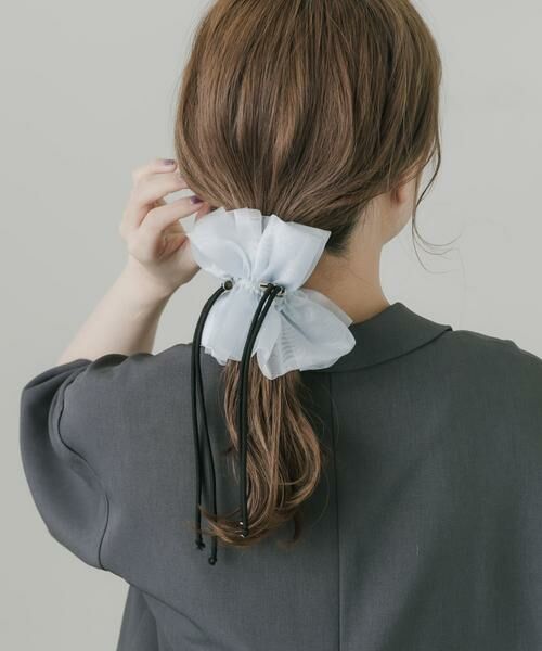 SMELLY / スメリー ヘアゴム・シュシュ | ドローコードシアーシュシュ | 詳細10