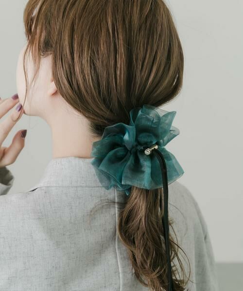 SMELLY / スメリー ヘアゴム・シュシュ | ドローコードシアーシュシュ | 詳細13