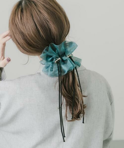 SMELLY / スメリー ヘアゴム・シュシュ | ドローコードシアーシュシュ | 詳細14