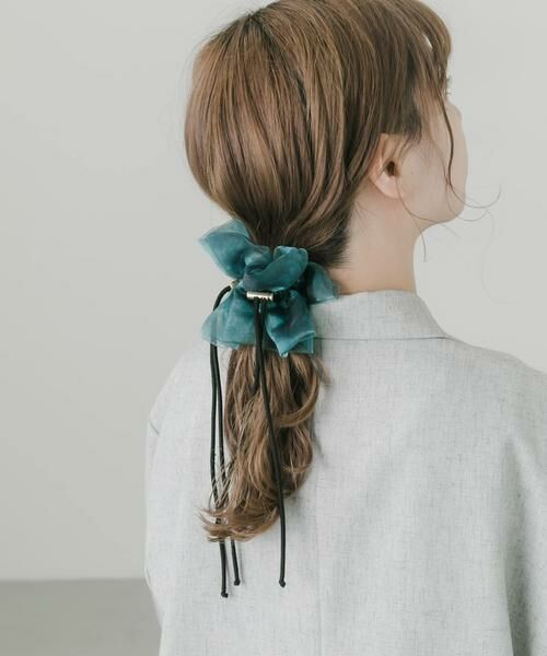 SMELLY / スメリー ヘアゴム・シュシュ | ドローコードシアーシュシュ | 詳細15