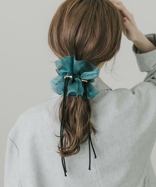 SMELLY / スメリー ヘアゴム・シュシュ | ドローコードシアーシュシュ | 詳細16